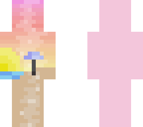 at the beach -pixel art-