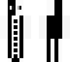 black and white