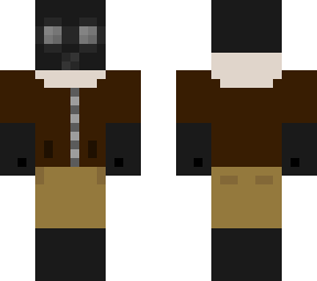 gas mask man