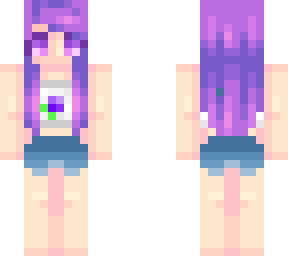 girl w purple hair