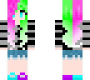 neon girl/mismatch