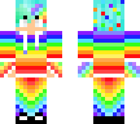 rainbow boy skin