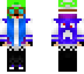 twin with goggles
