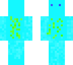 aqua with green weed