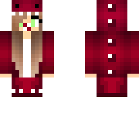 baby red dino girl