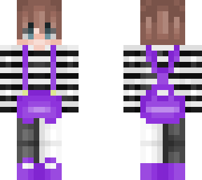 Black And White Hair Minecraft Skins