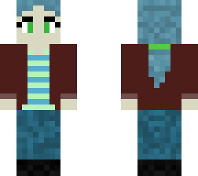 blue camper girl