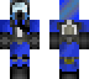 blue nuke suit