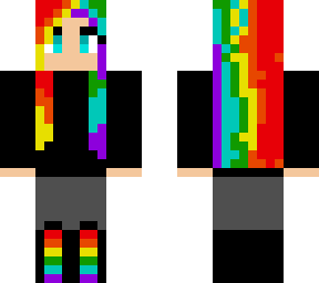 rainbow girl