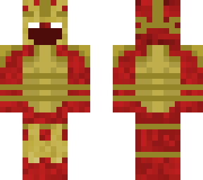 red and gold