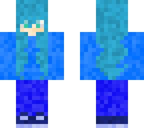 blue girl