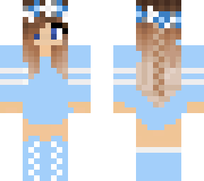 blue girl