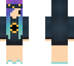 girl batman with hoodie and bandana
