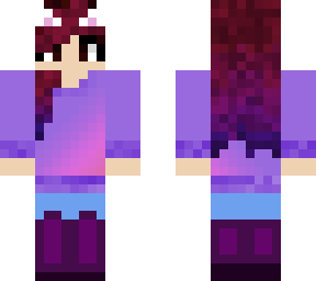ombre hair girl with sweater