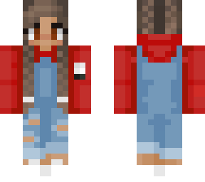 red overalls