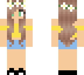 slightly edited version of yellow flower girl not mine