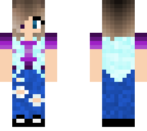 2colored eye girl w a blue ombre
