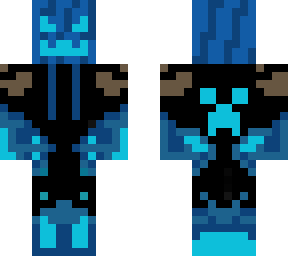 blue pumpkin head