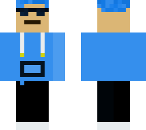 blue sweater kid