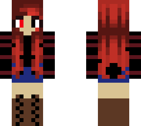 a black rabbit (girl)