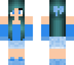 blue girl