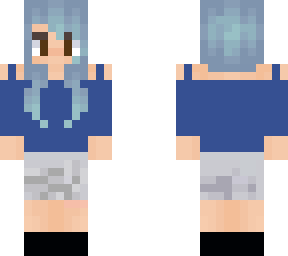 blue girl