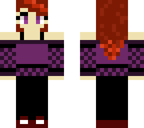 edgy purple and maroon skin