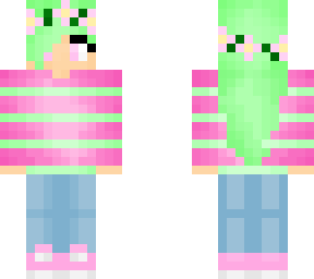 green n pink