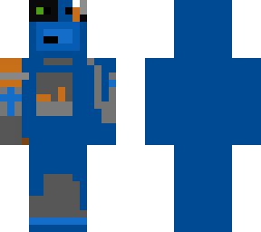 blue dispenser
