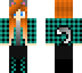 flannel neko girl