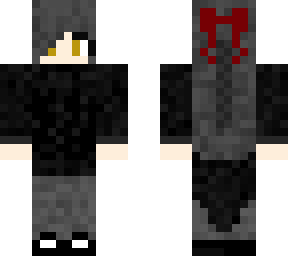 gray-black goth girl