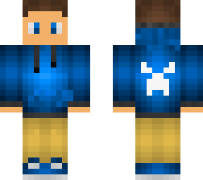guy w/ creeper hoodie (white version)