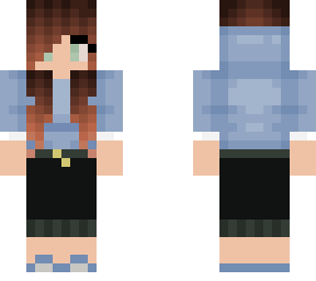 indigo hoodie girl