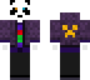 panda with jacket