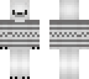 polar bear with a sweater