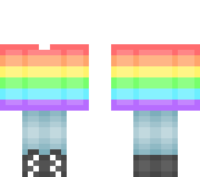 rainbow outfit base