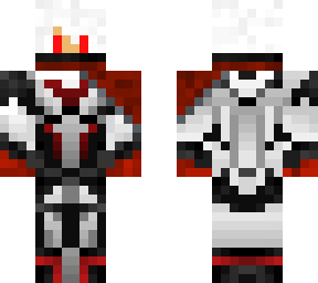 white haired red knight