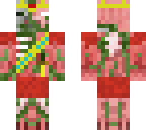 zombie pig king  custom technoblade skin