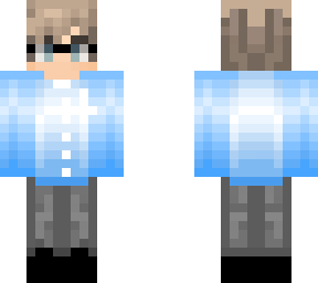 blue dude with glasses