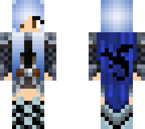 blue girl knight