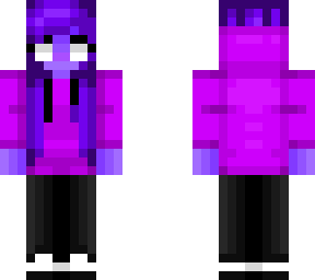 purple girl in magenta
