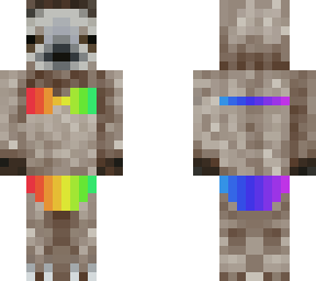 sloth rainbow bikini v3