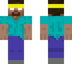 herobrine with band (yellow edition)