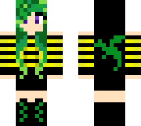 yellow and green girl