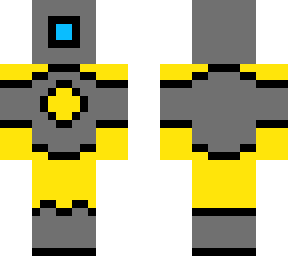 yellow armored robot