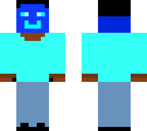 blue face baby