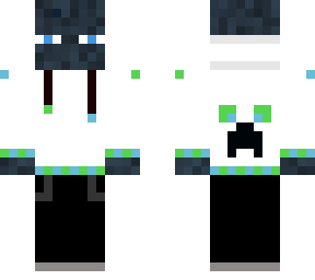 cool blue-green enderman