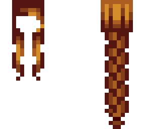 long amber hair base