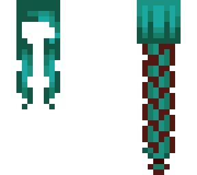 long teal braid (hb)