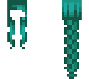 long teal braid (hb) edit